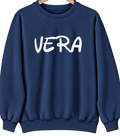 Vera, Oklahoma Hometown Crewneck — Navy