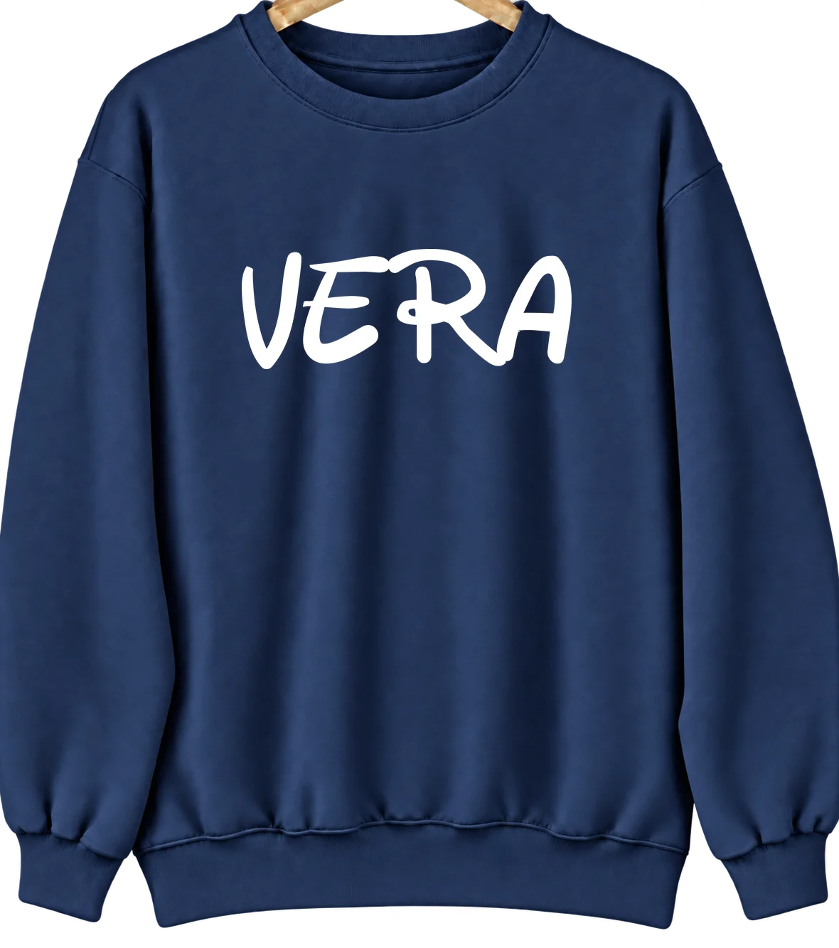 Vera, Oklahoma Hometown Crewneck — Navy