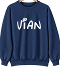 Vian, Oklahoma Hometown Crewneck — Navy