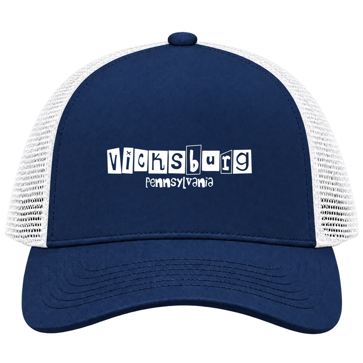 Vicksburg, Pennsylvania Hometown Trucker Cap