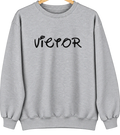 Victor, New York Hometown Crewneck — Sport Grey