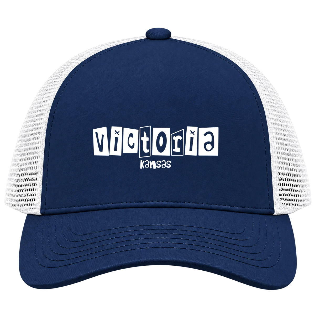 Victoria, Kansas Hometown Trucker Cap