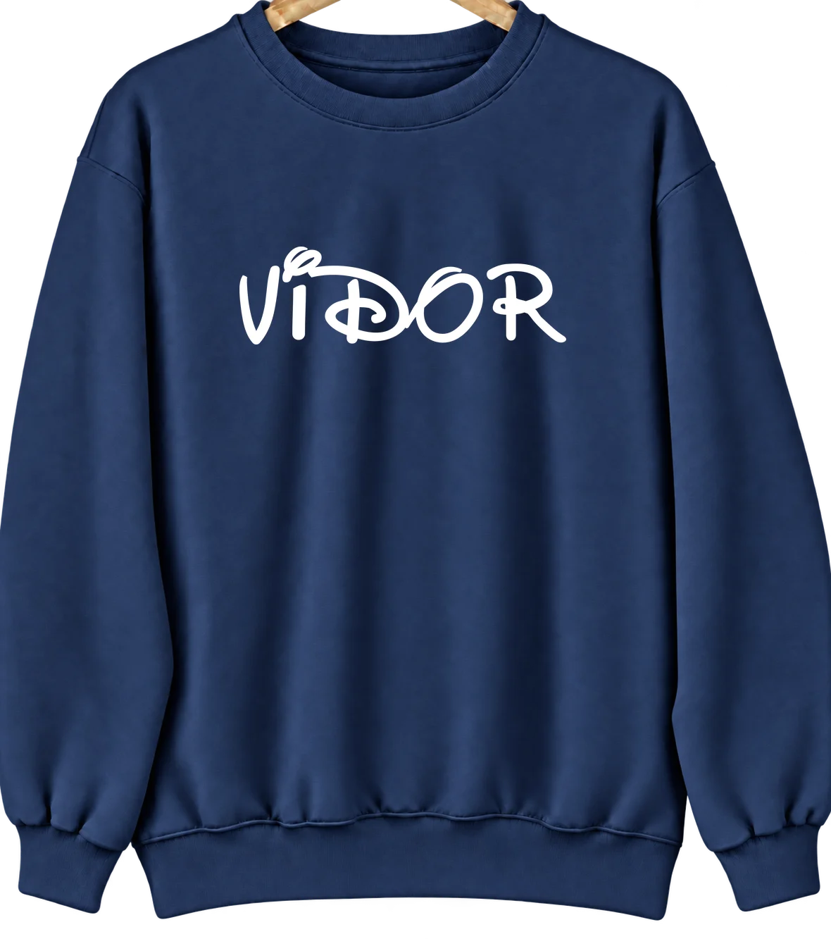 Vidor, Texas Hometown Crewneck — Navy