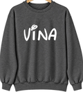 Vina, California Hometown Crewneck — Dark Heather