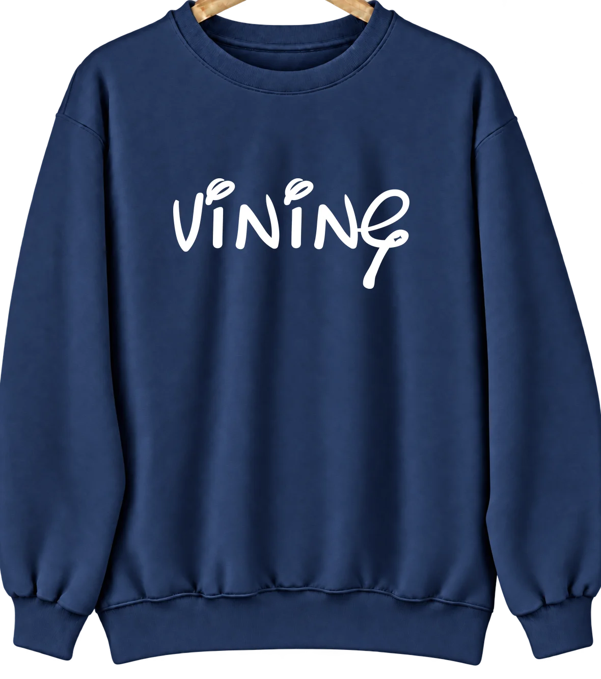 Vining, Minnesota Hometown Crewneck — Navy