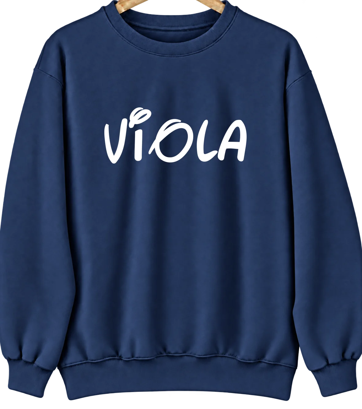 Viola, Kansas Hometown Crewneck — Navy