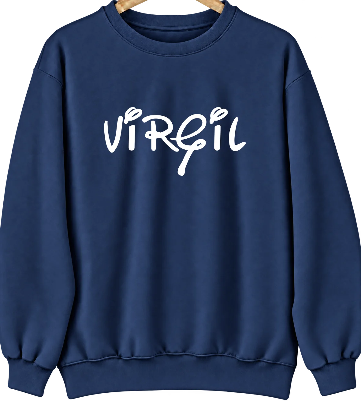 Virgil, New York Hometown Crewneck — Navy