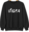 Vista, Missouri Hometown Crewneck — Black