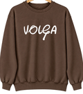 Volga, Iowa Hometown Crewneck — Brown