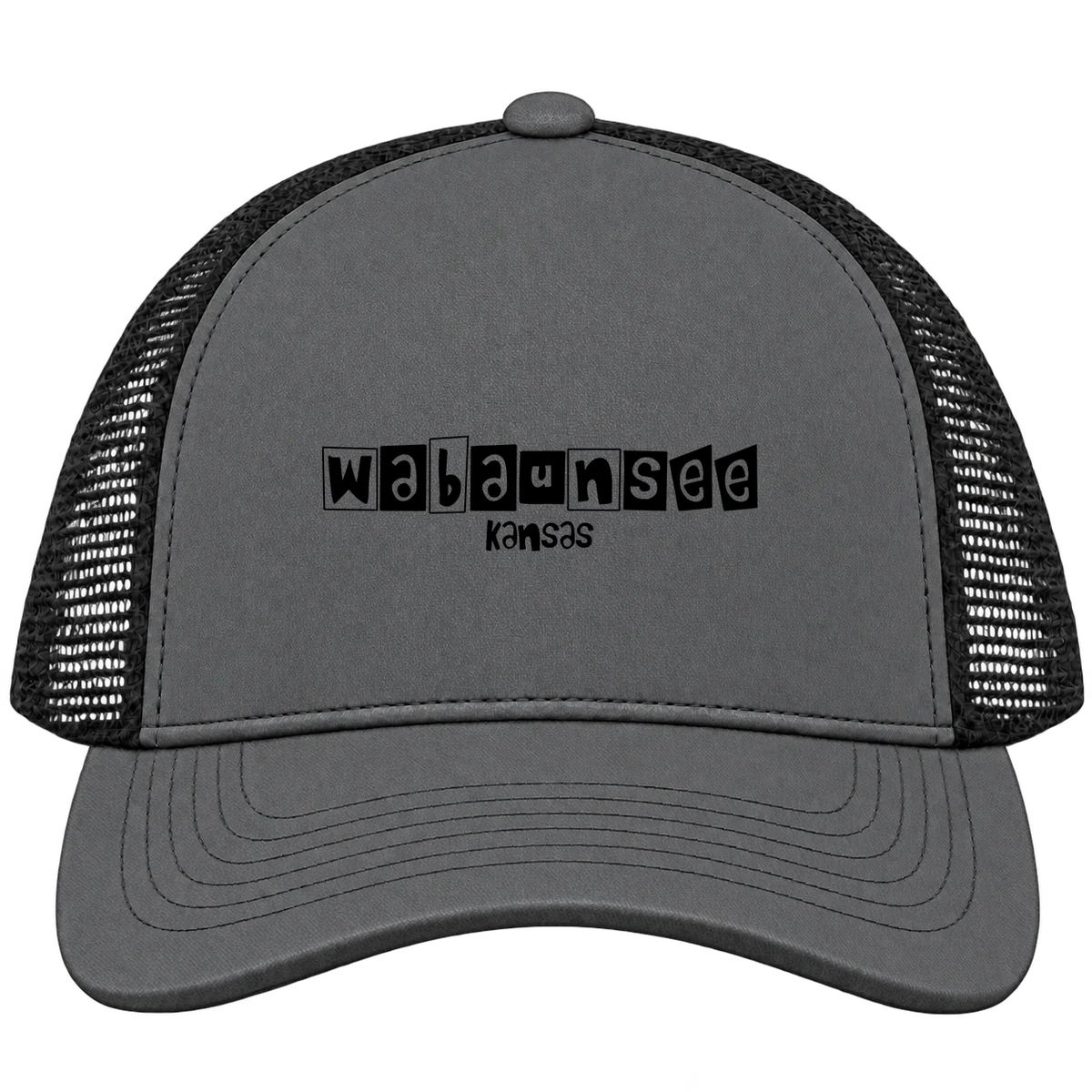 Wabaunsee, Kansas Hometown Trucker Cap