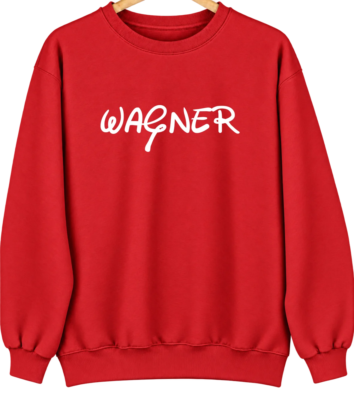 Wagner, Pennsylvania Hometown Crewneck — Red