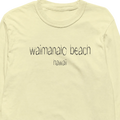 Waimanalo Beach, Hawaii Hometown Long-Sleeve
