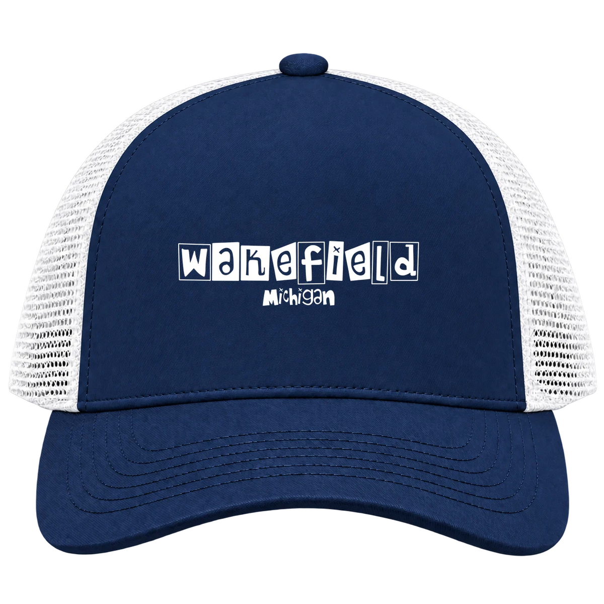 Wakefield, Michigan Hometown Trucker Cap