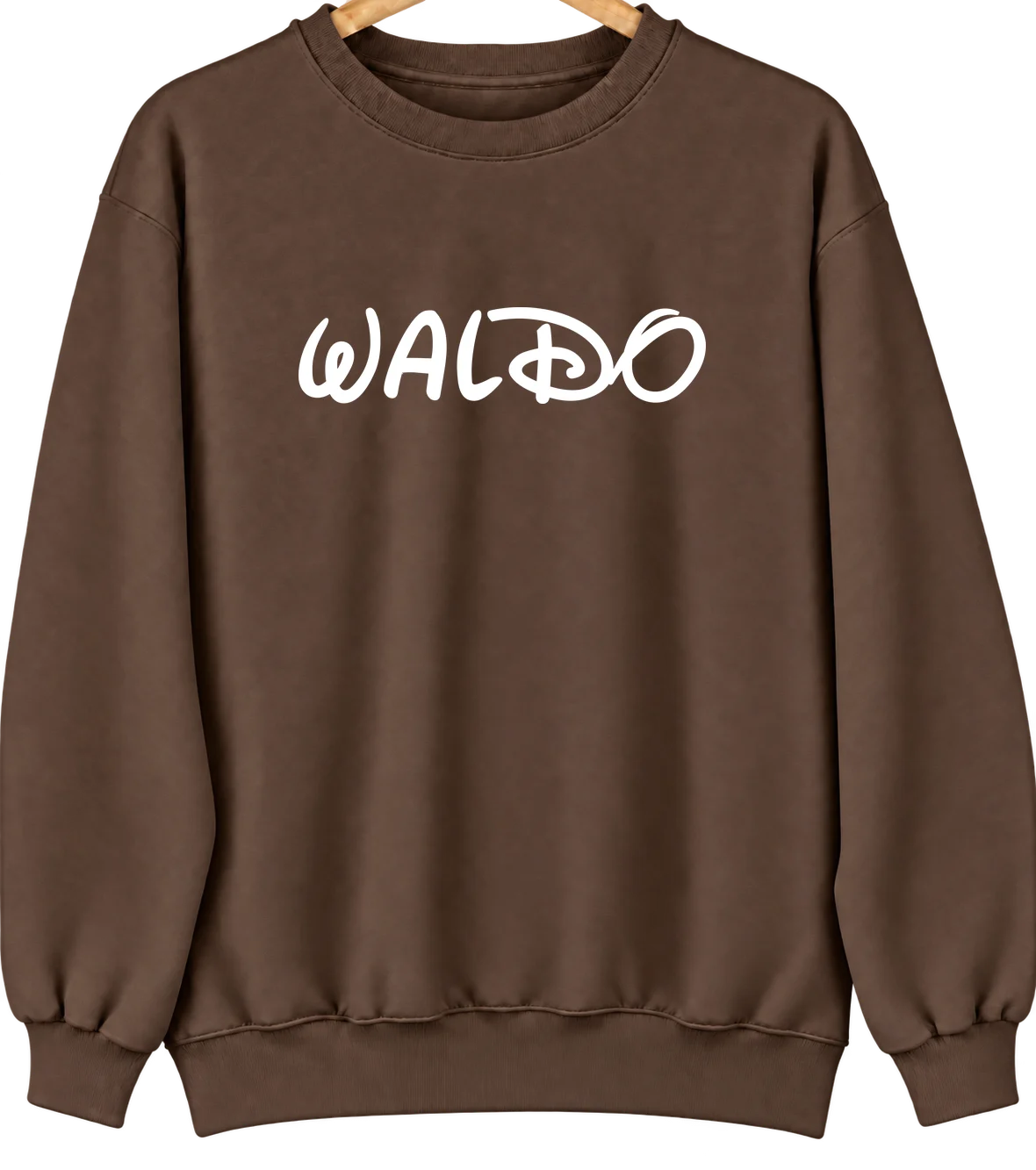 Waldo, Florida Hometown Crewneck — Brown