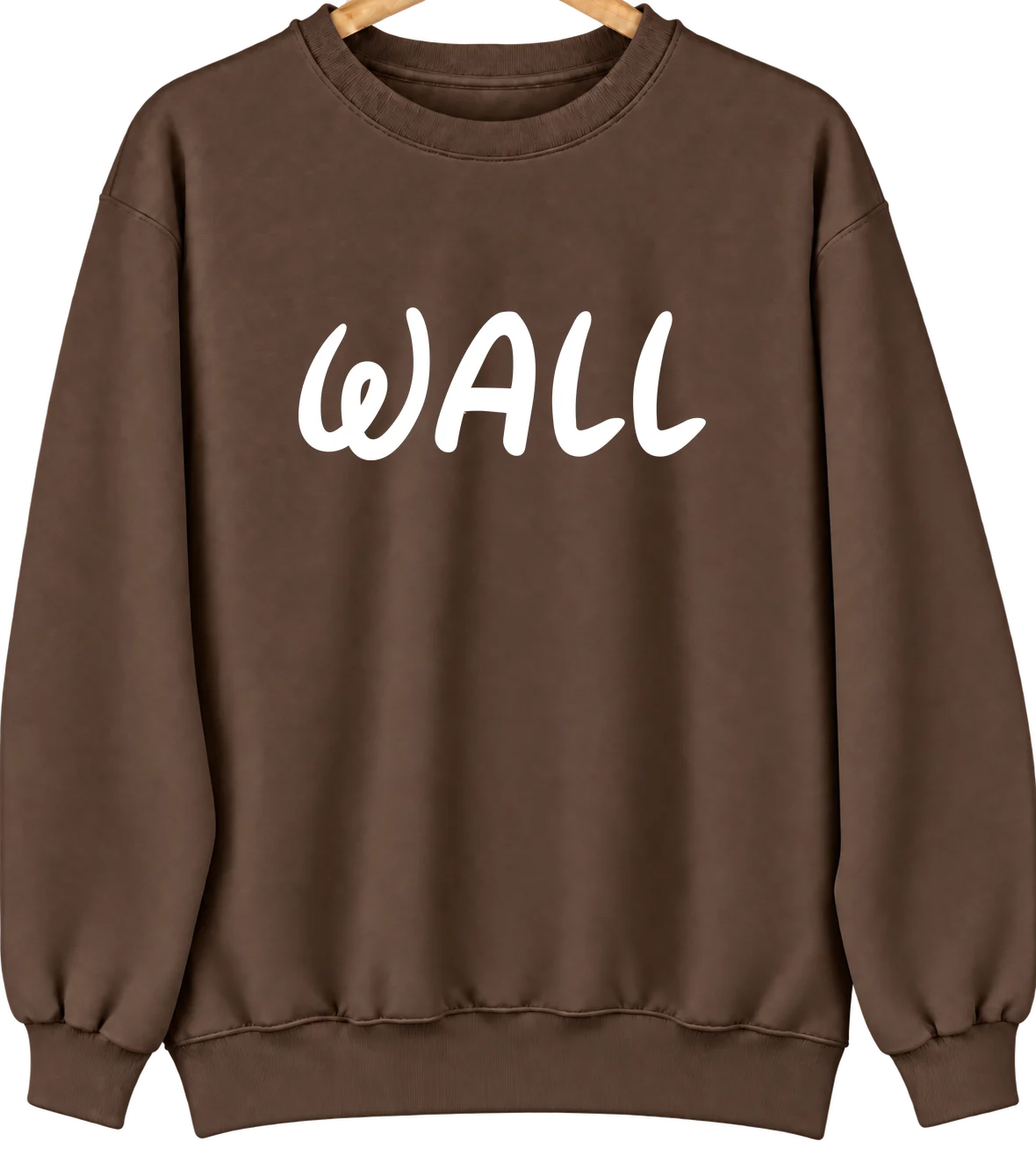 Wall, Pennsylvania Hometown Crewneck — Brown
