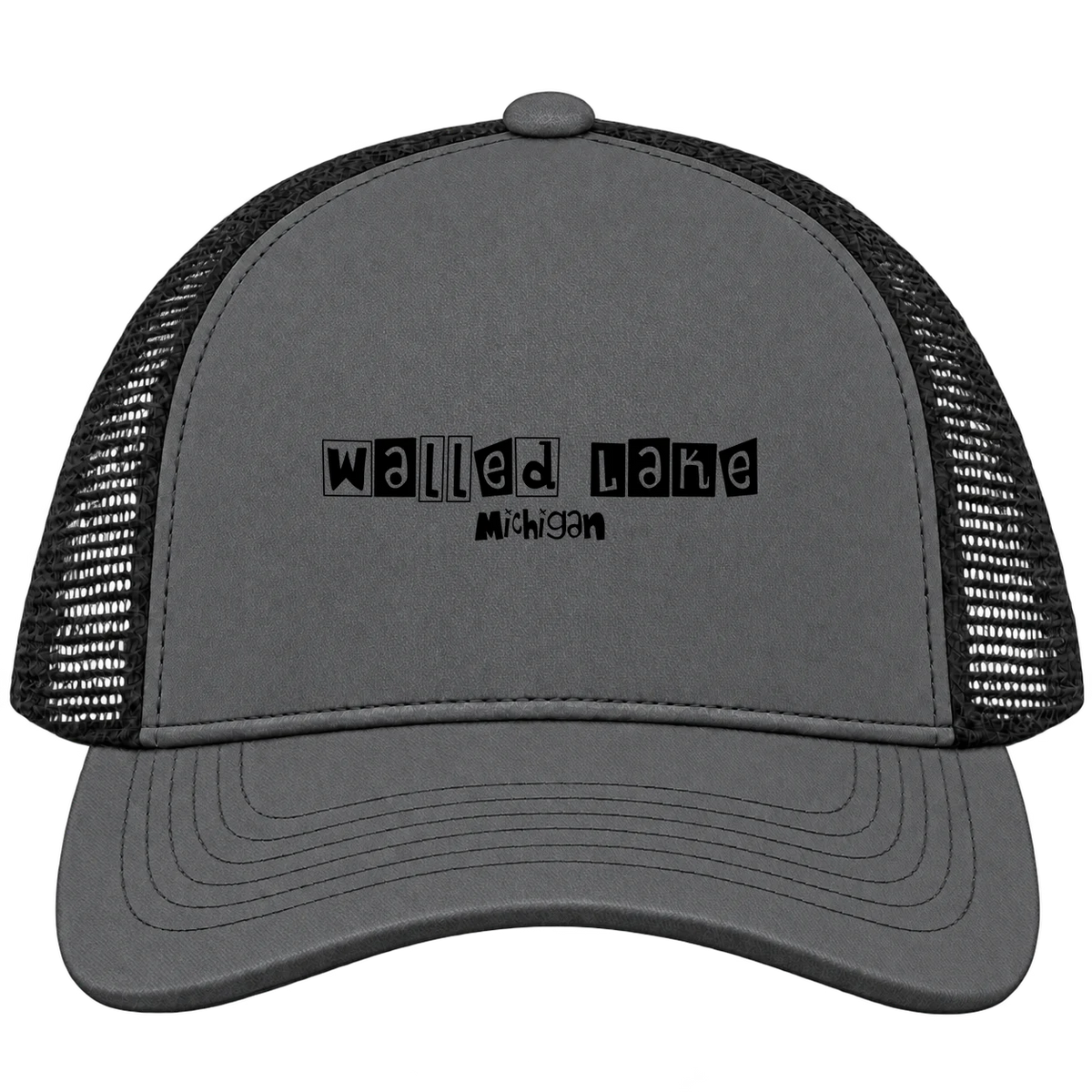 Walled Lake, Michigan Hometown Trucker Cap
