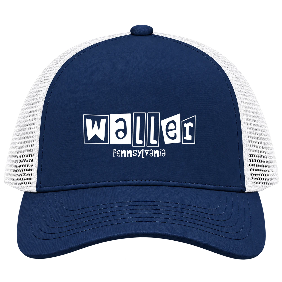 Waller, Pennsylvania Hometown Trucker Cap