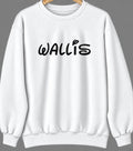 Wallis, Texas Hometown Crewneck — White