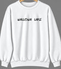 Wallowa Lake, Oregon Hometown Crewneck — White