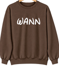 Wann, Oklahoma Hometown Crewneck — Brown