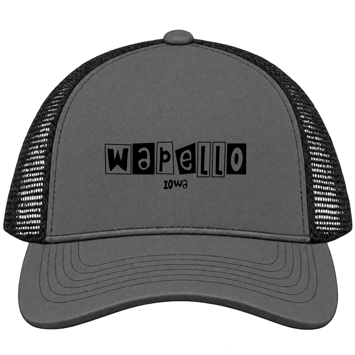 Wapello, Iowa Hometown Trucker Cap