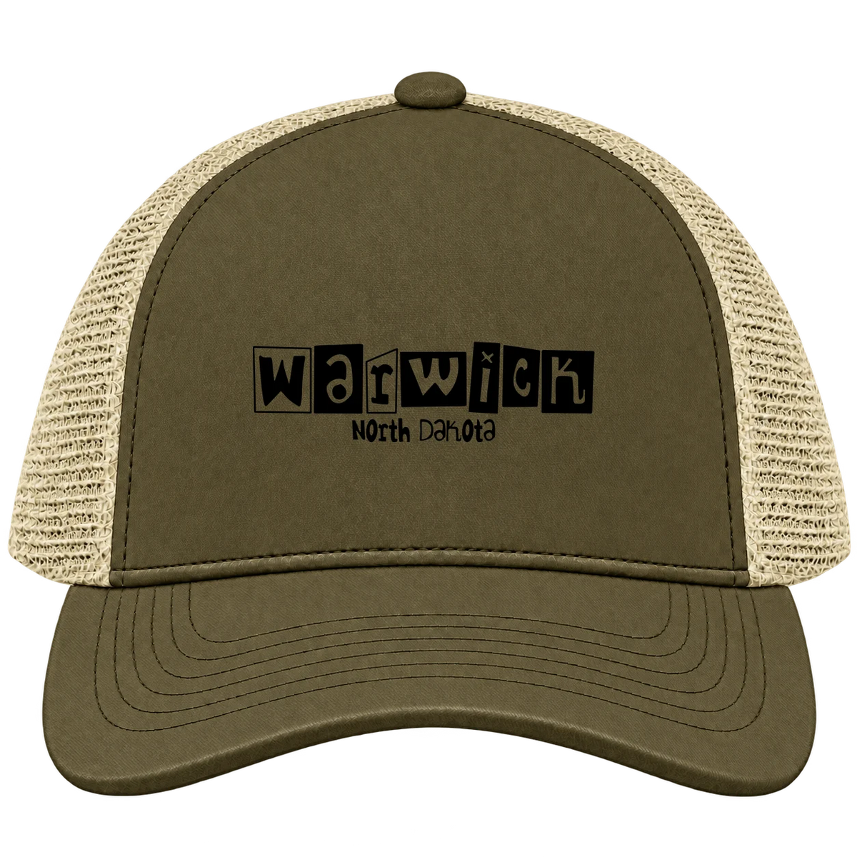 Warwick, North Dakota Hometown Trucker Cap