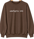 Washington Park, Illinois Hometown Crewneck — Brown