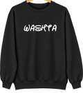 Washta, Iowa Hometown Crewneck — Black