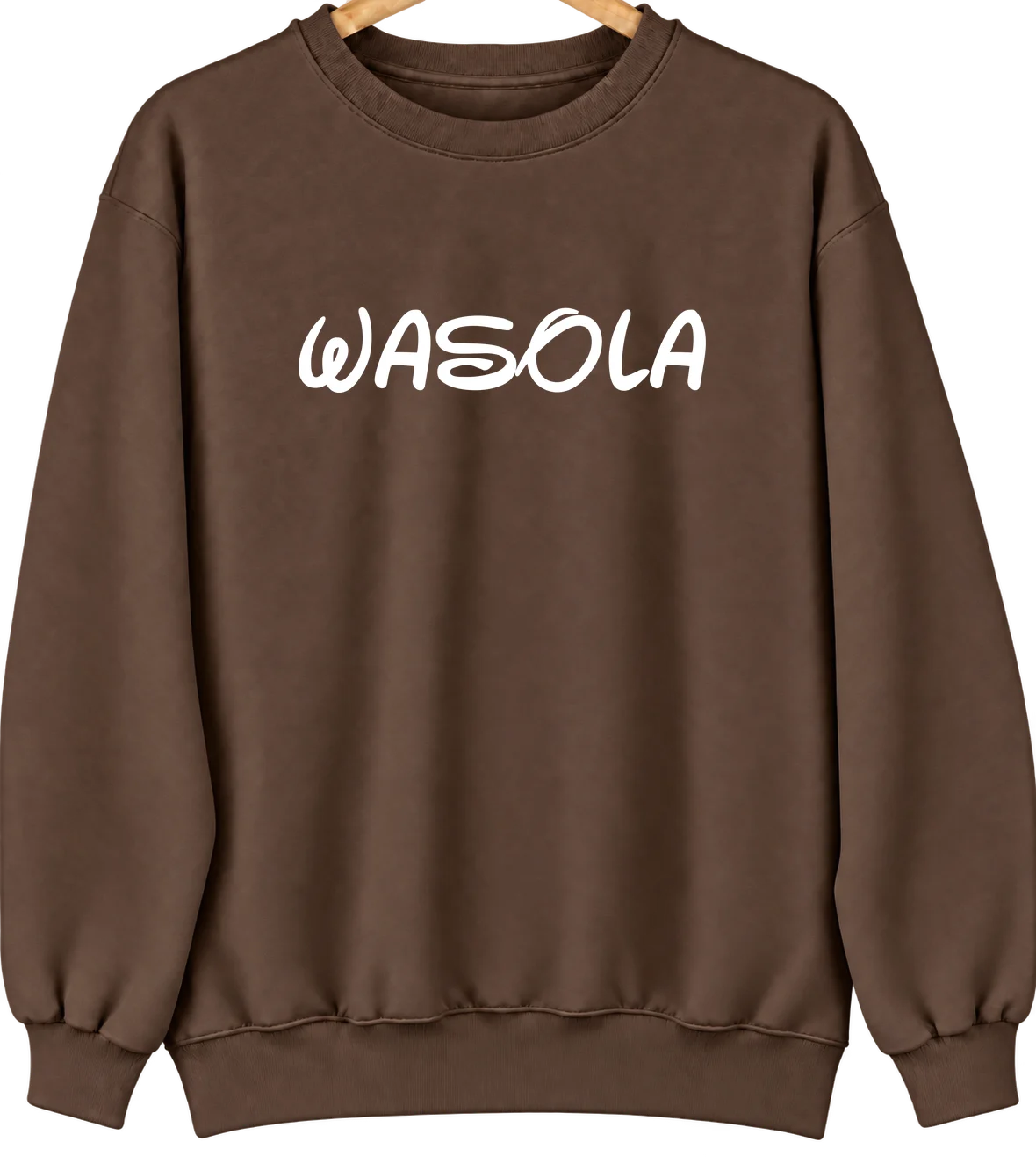 Wasola, Missouri Hometown Crewneck — Brown