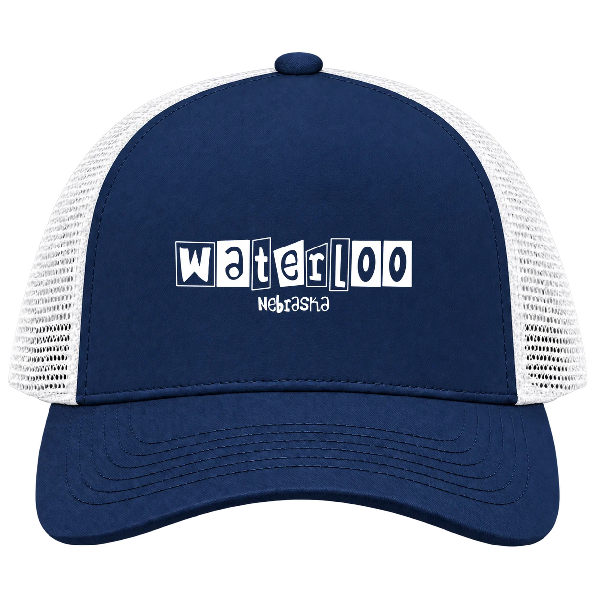 Waterloo, Nebraska Hometown Trucker Cap