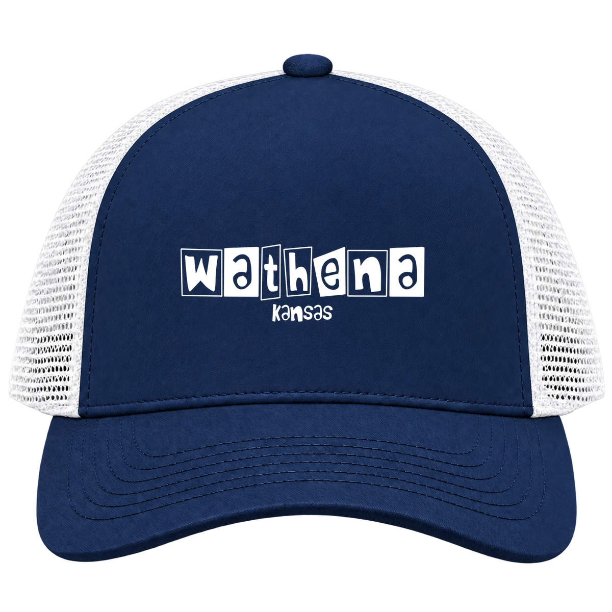 Wathena, Kansas Hometown Trucker Cap