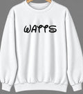 Watts, Oklahoma Hometown Crewneck — White