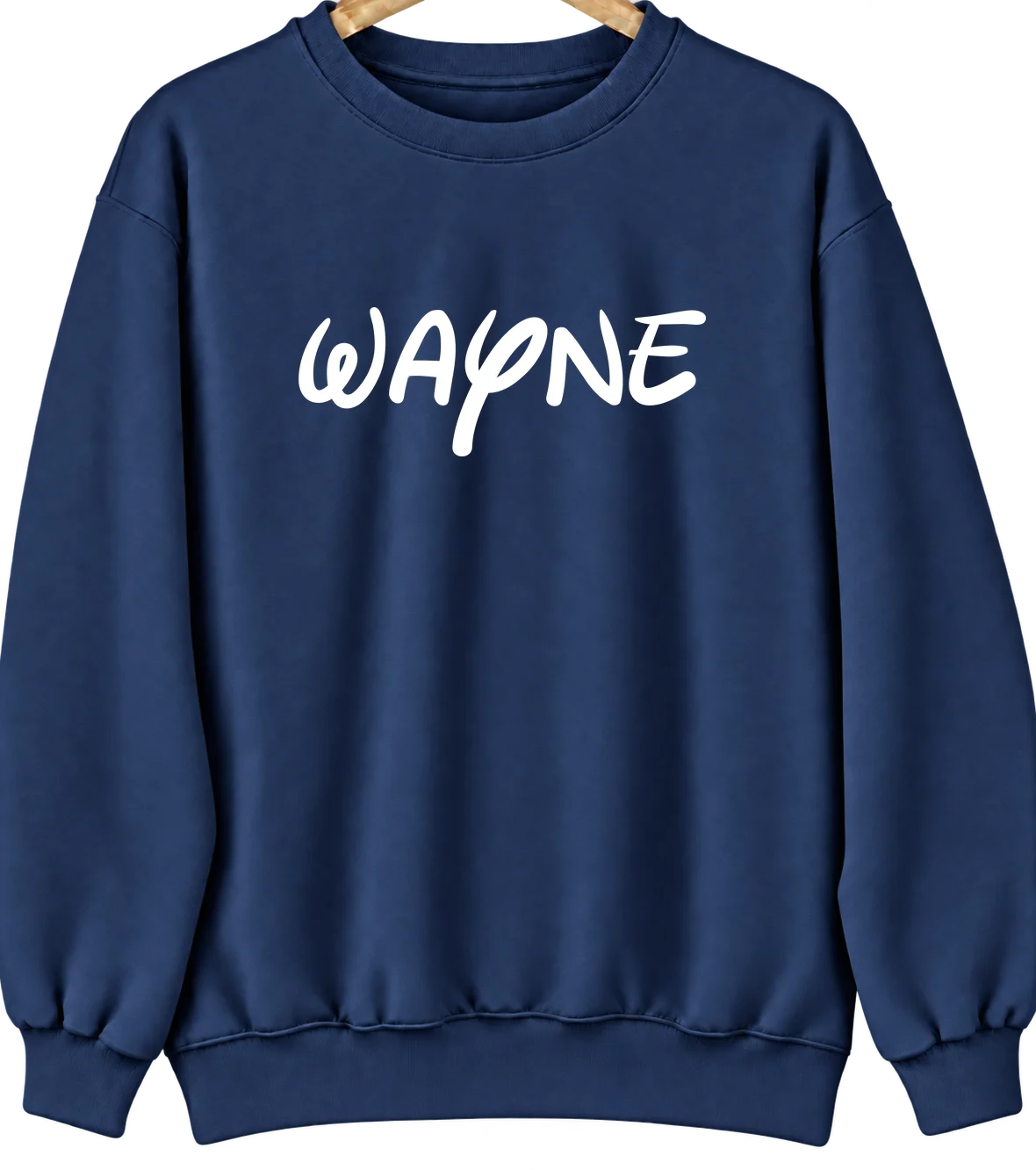 Wayne, Oklahoma Hometown Crewneck — Navy