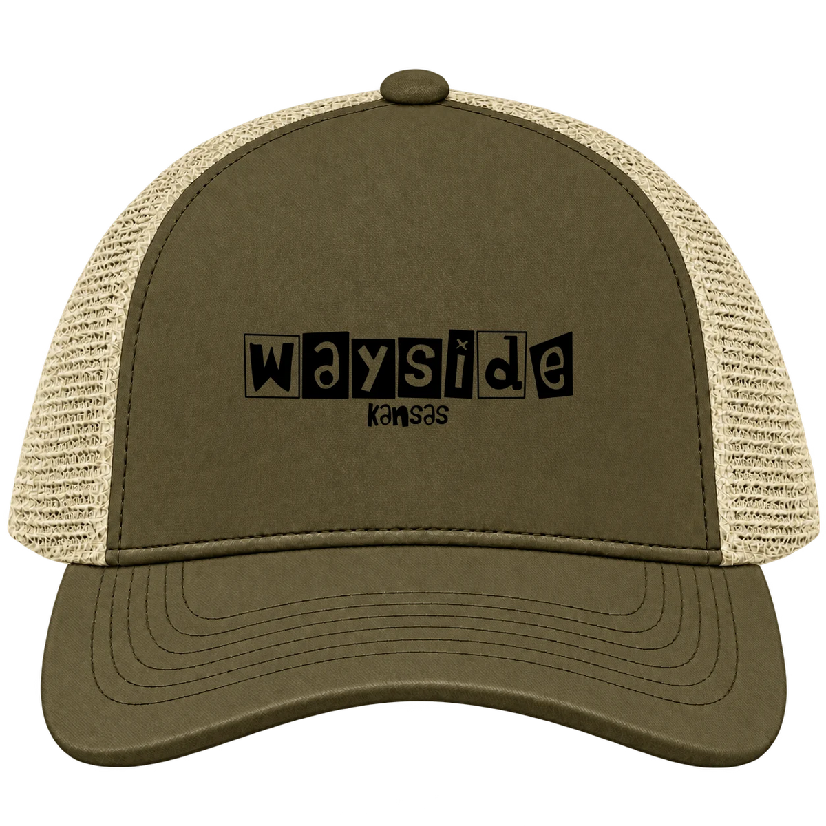 Wayside, Kansas Hometown Trucker Cap