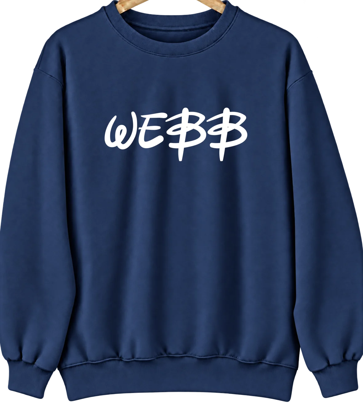 Webb, Mississippi Hometown Crewneck — Navy