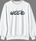 Weed, California Hometown Crewneck — White