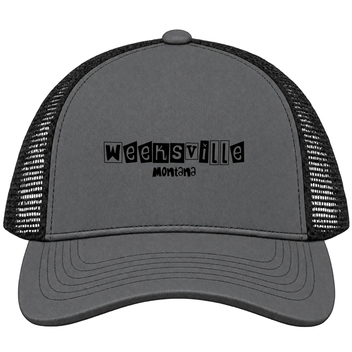 Weeksville, Montana Hometown Trucker Cap