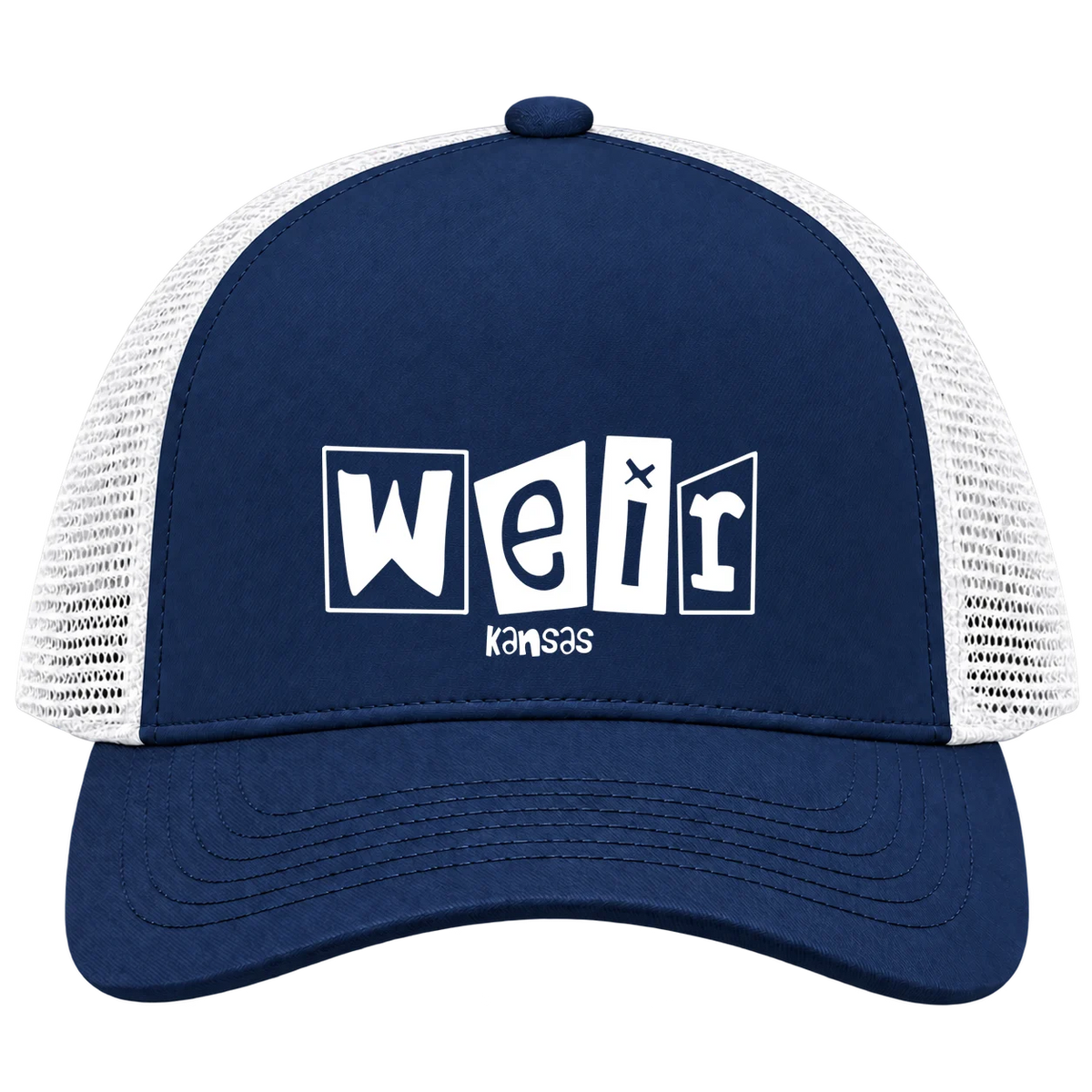 Weir, Kansas Hometown Trucker Cap