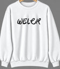 Welch, Texas Hometown Crewneck — White