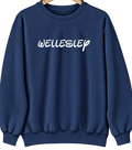 Wellesley, Massachusetts Hometown Crewneck — Navy