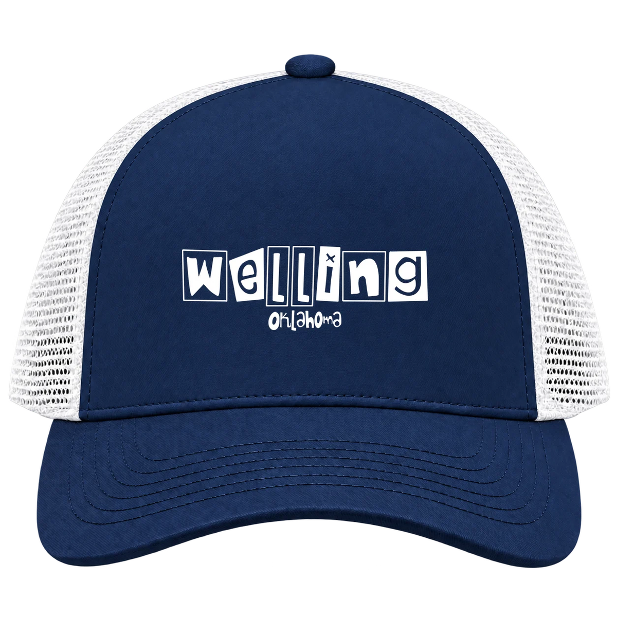 Welling, Oklahoma Hometown Trucker Cap