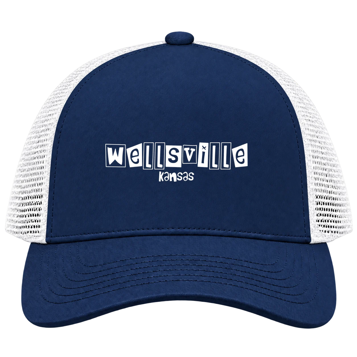Wellsville, Kansas Hometown Trucker Cap