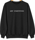 West Conshohocken, Pennsylvania Hometown Crewneck — Black