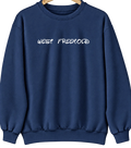 West Freehold, New Jersey Hometown Crewneck — Navy