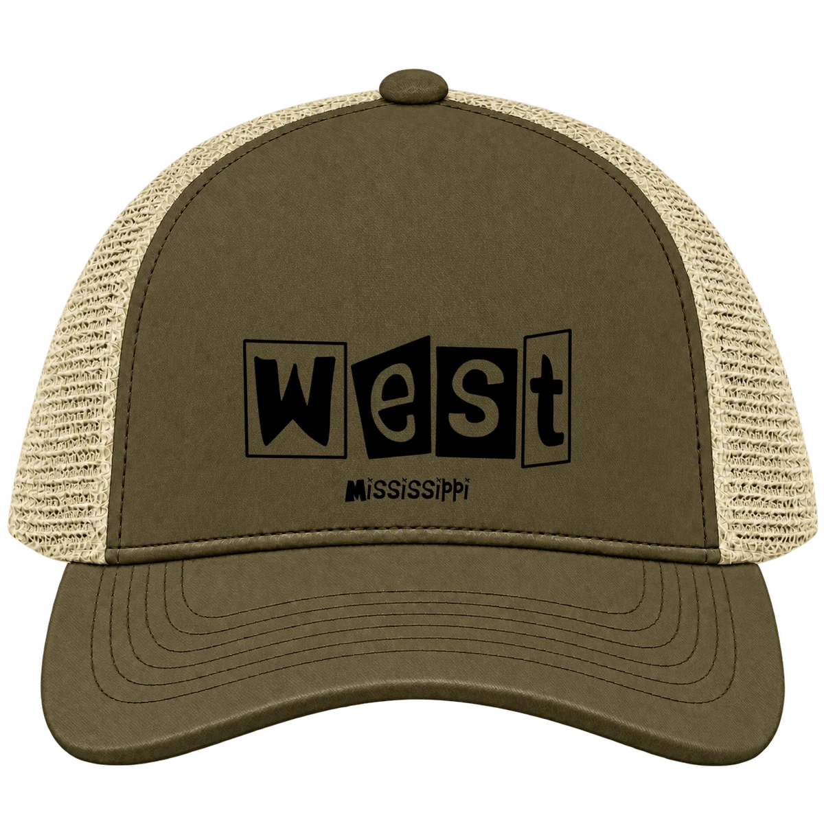 West, Mississippi Hometown Trucker Cap