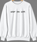 West Van Lear, Kentucky Hometown Crewneck — White