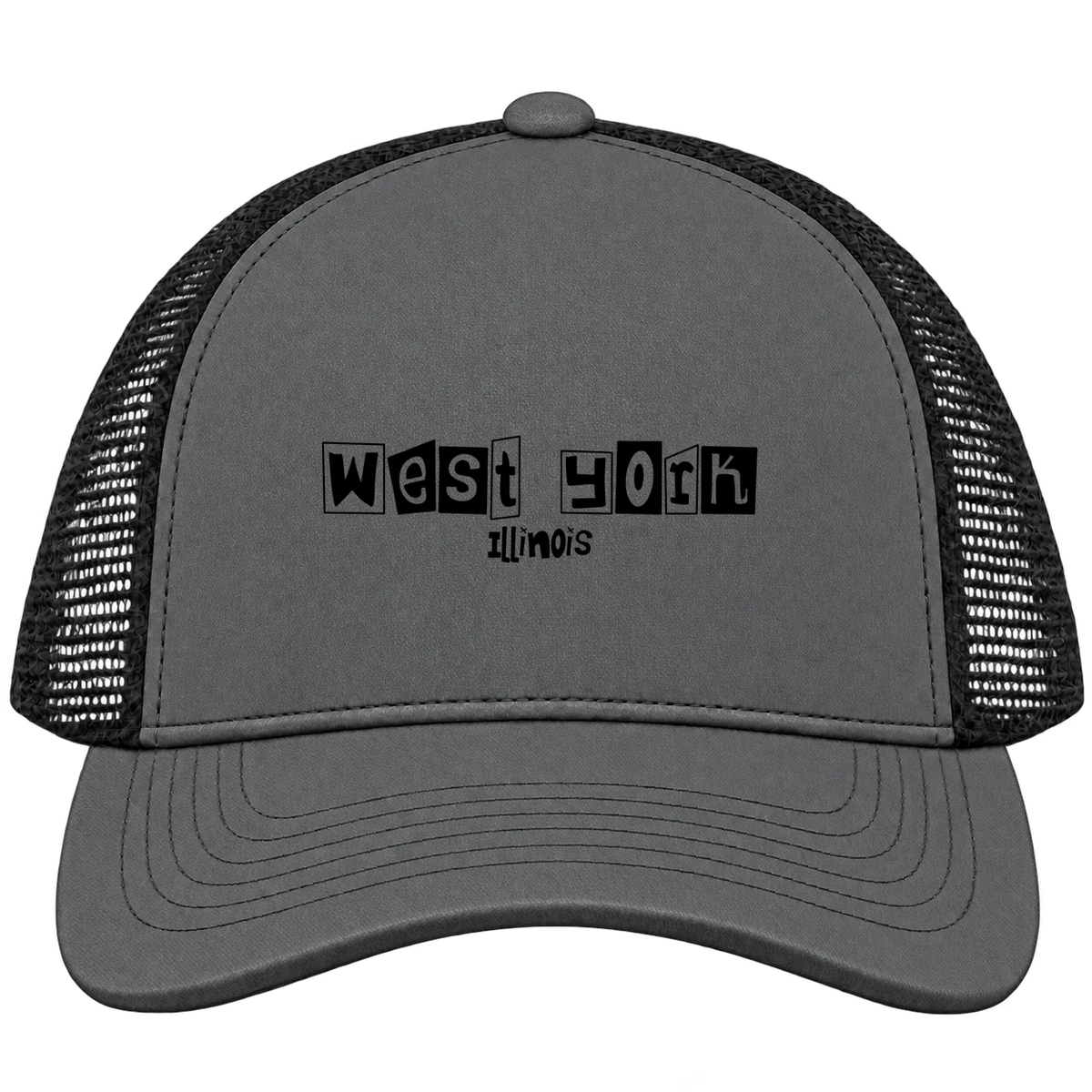 West York, Illinois Hometown Trucker Cap