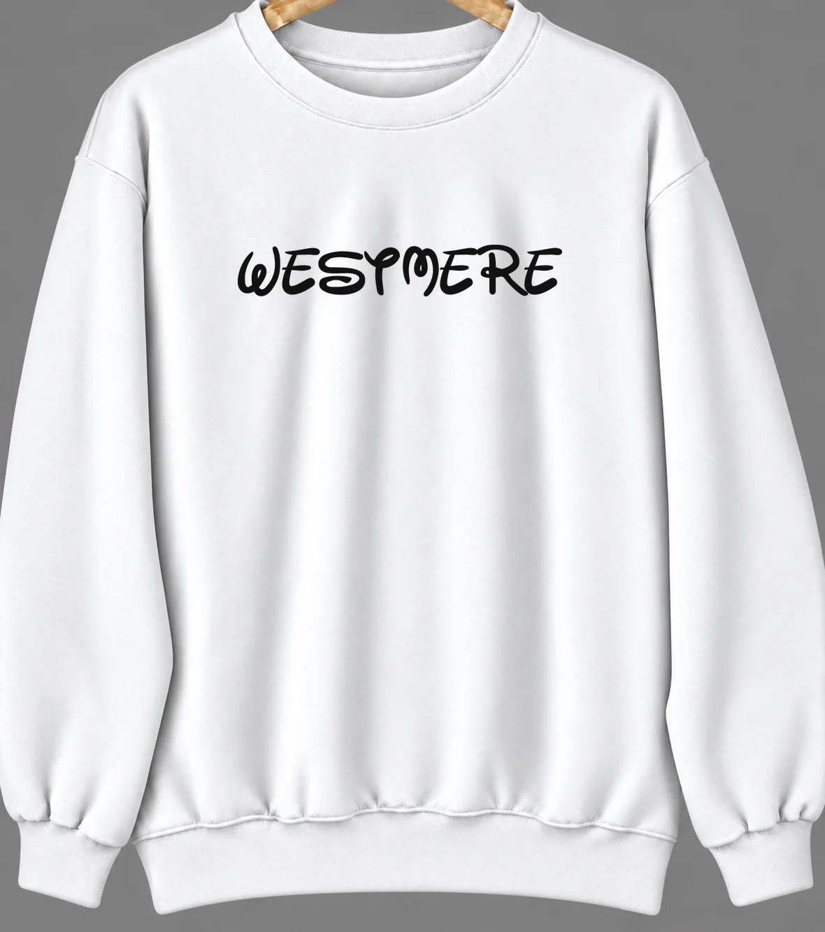 Westmere, New York Hometown Crewneck — White