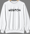 Weston, Idaho Hometown Crewneck — White