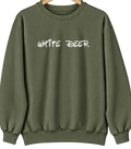 White Deer, Texas Hometown Crewneck — Military Green